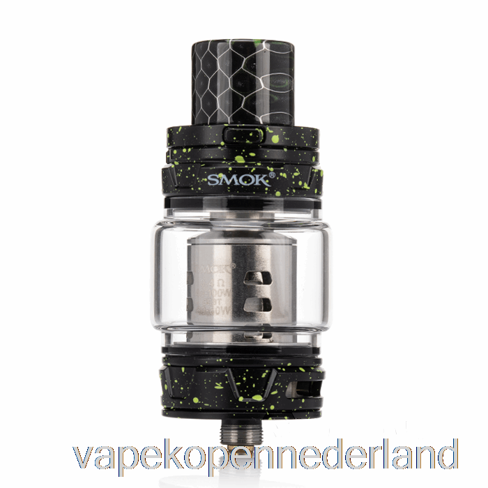 Elektronische Sigaret Vape Smok Tfv12 Prins Sub-ohm Tank Zwart Met Groene Spray